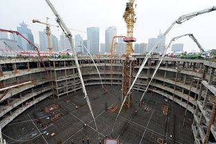 上海建工圓滿完成上海國(guó)際金融中心大底板砼澆搗，標(biāo)志核心工程施工進(jìn)入新階段